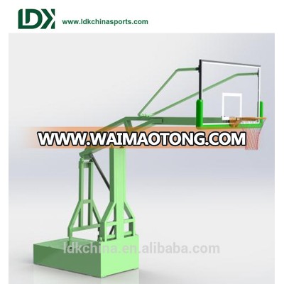 Indoor Hydraulic Portable Basketball Hoop For Competition