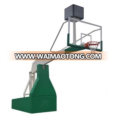 Indoor Professional Hydraulic Basketball Hoop With Backboard And Rim